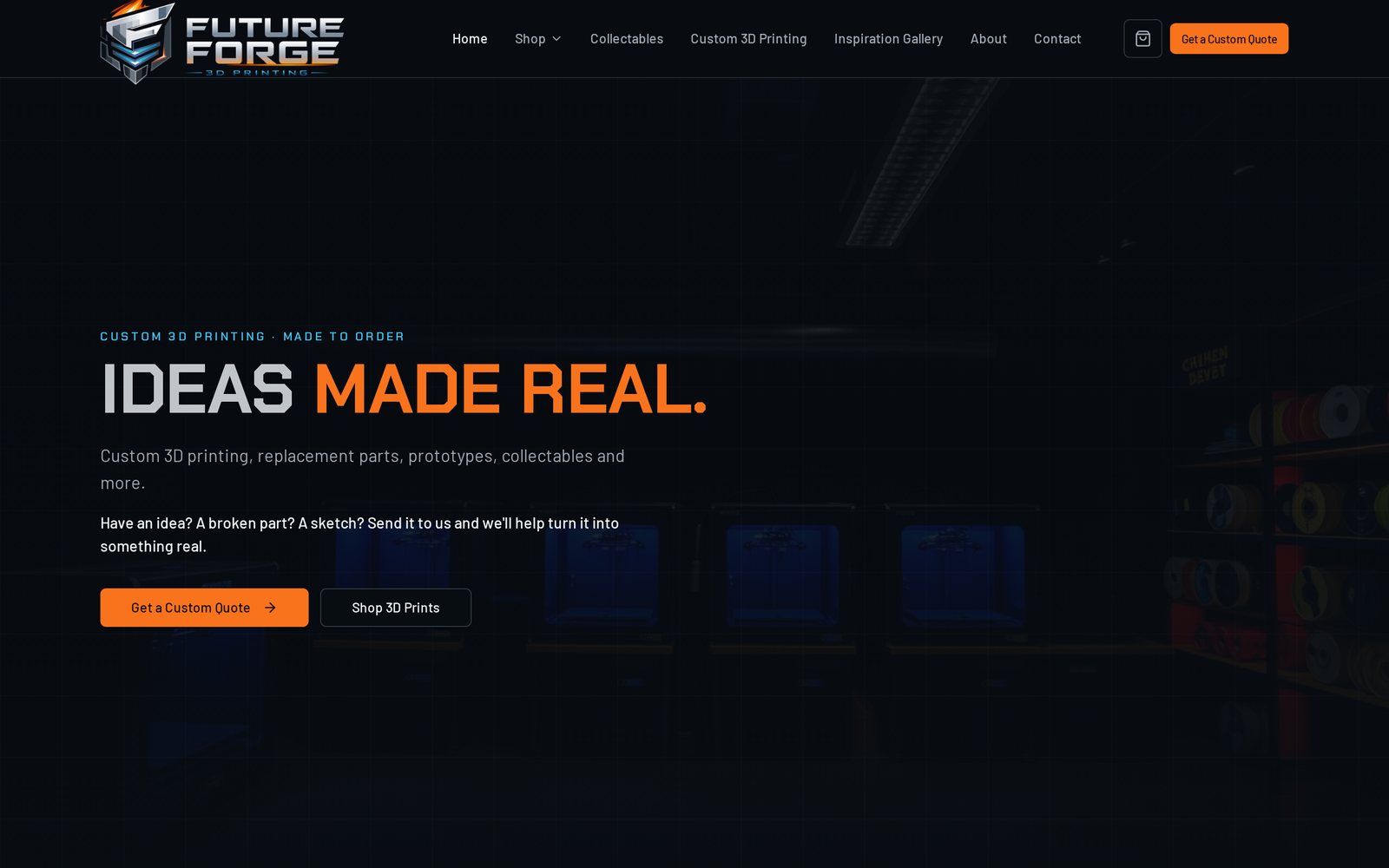 Future Forge website