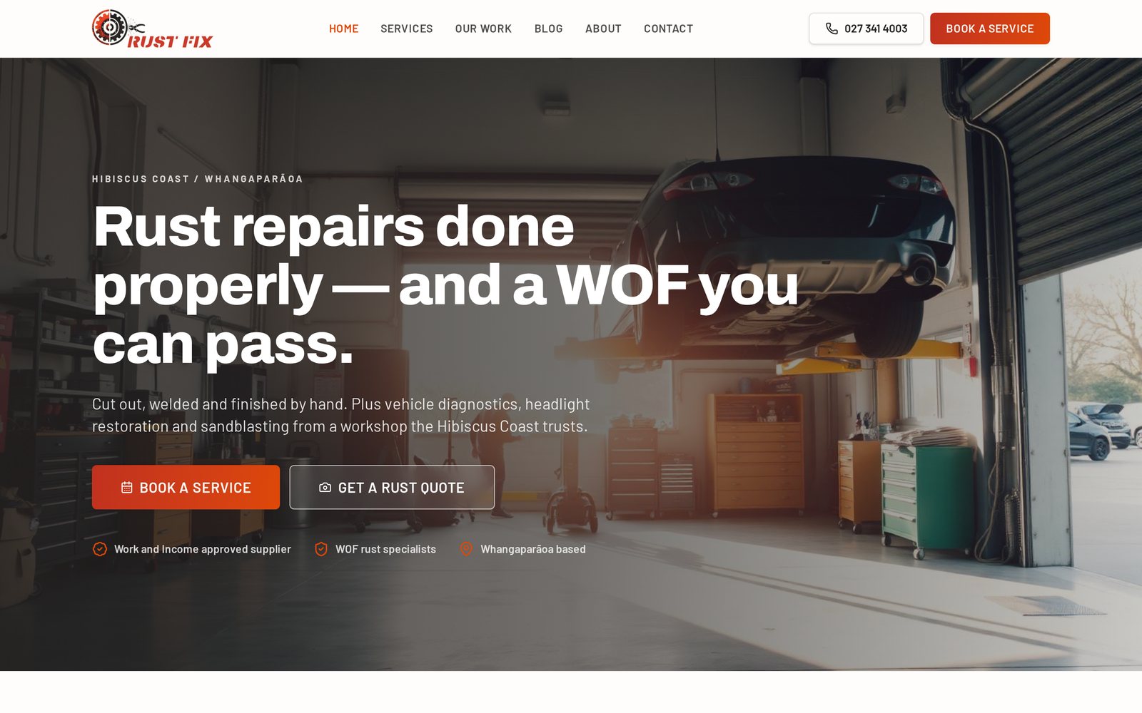 Rust Fix website