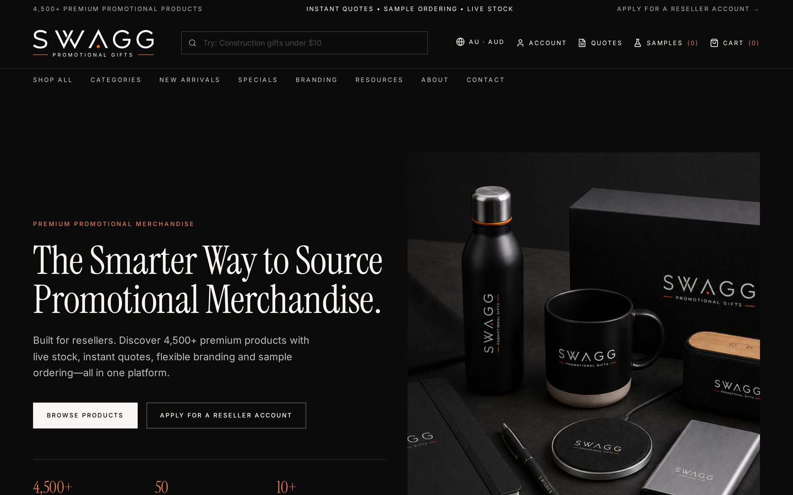 Swagg Merch website